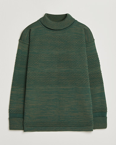 S.N.S. Herning Fisherman Sweater Natural Machine Green – Verde