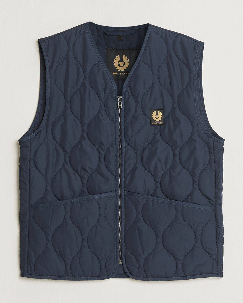Belstaff Base Gilet Dark Ink – Azul