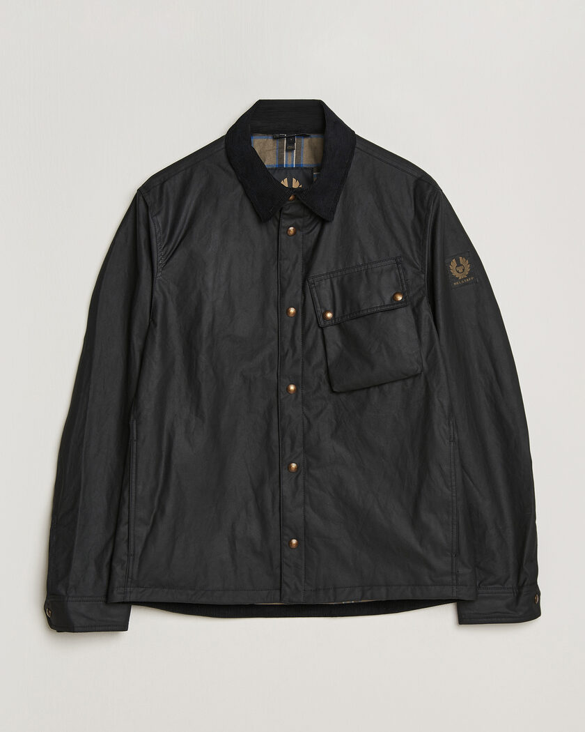 Belstaff Ground Wax Jacket Black – Negro