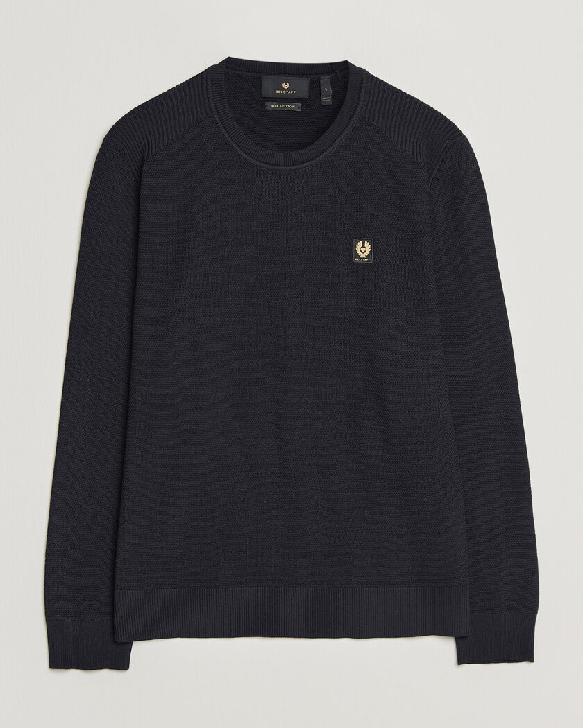 Belstaff Coast Knitted Crew Neck Dark Ink – Azul