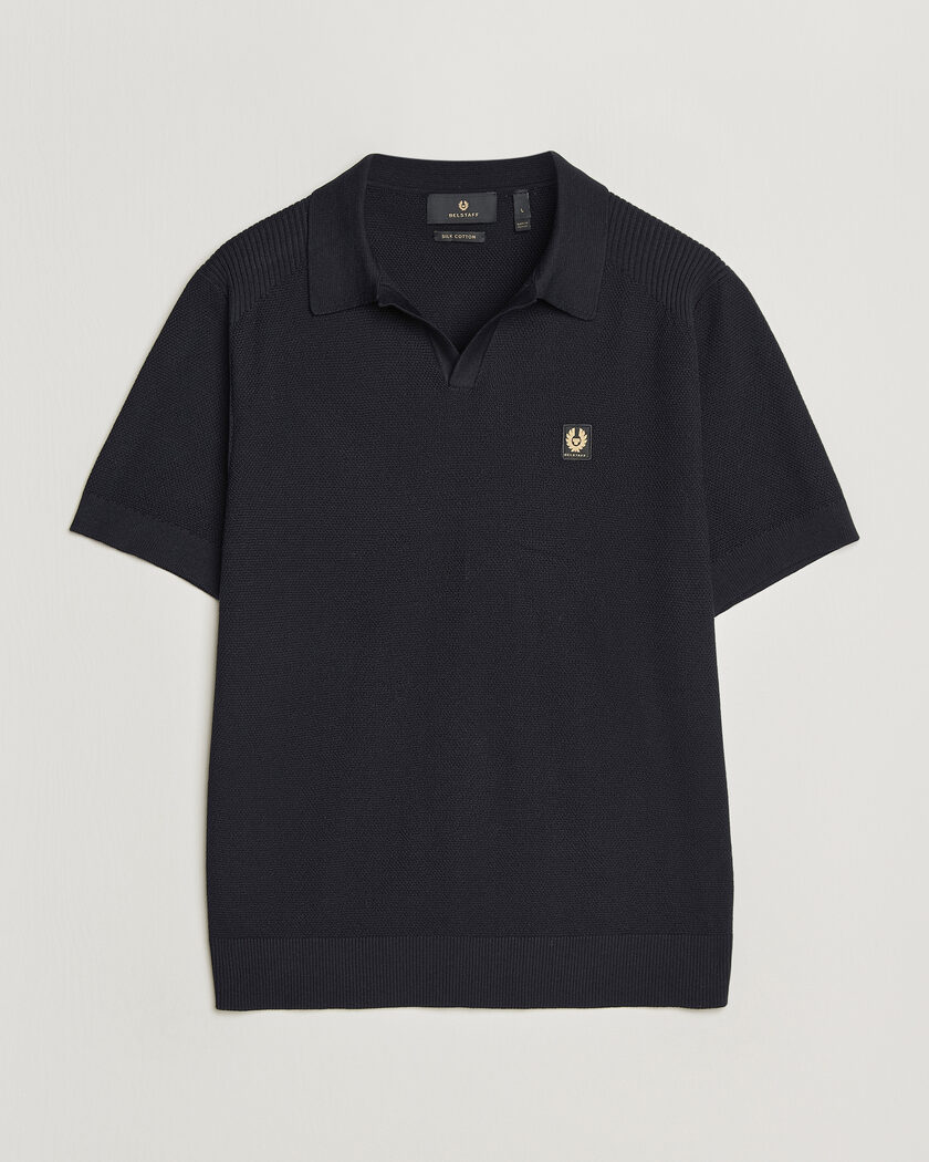Belstaff Coast Knitted Polo Dark Ink – Azul