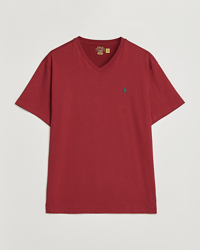 Polo Ralph Lauren V-Neck T-Shirt Heritage Red – Rojo