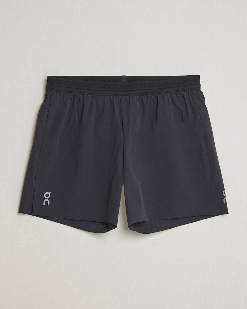 On 5 Inch Performance Shorts Black – Negro