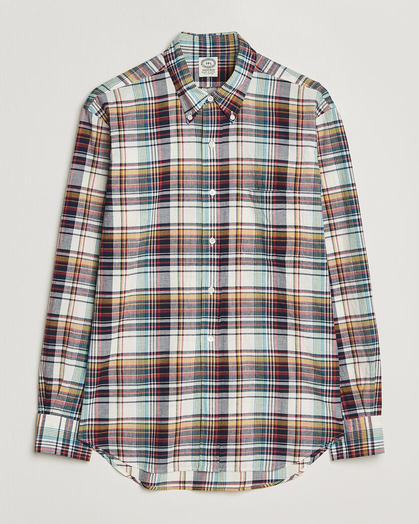 Kamakura Shirts Vintage Ivy Button Down Shirt Yellow Madras – Amarillo