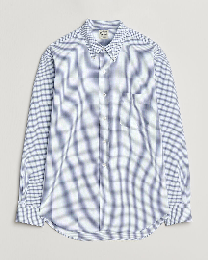 Kamakura Shirts Vintage Ivy Button Down Shirt Blue Check – Azul