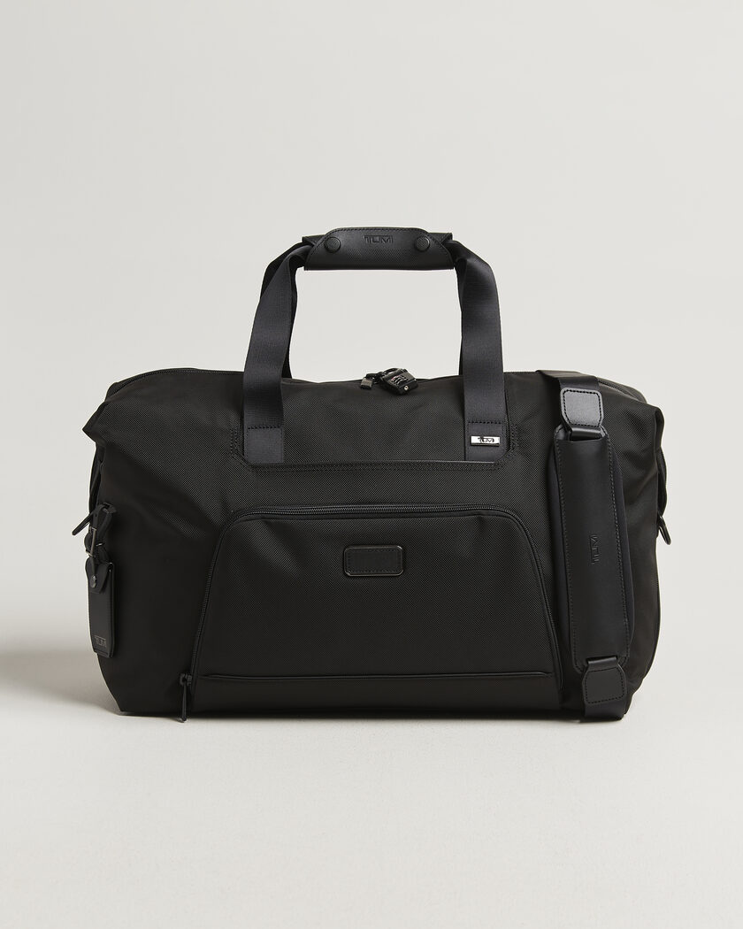 TUMI Alpha 4 Double Expansion Duffle Bag Black – Negro