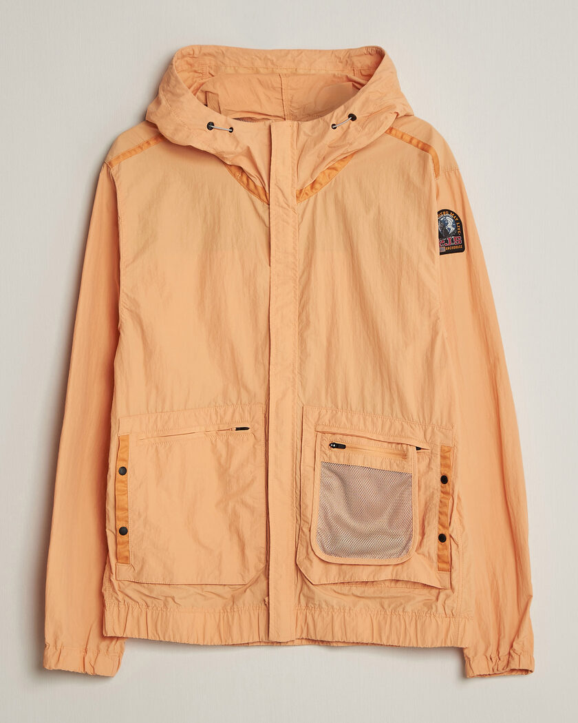 Parajumpers Rube Smash Peached Nylon Hooded Jacket Apricot Nectar – Naranja
