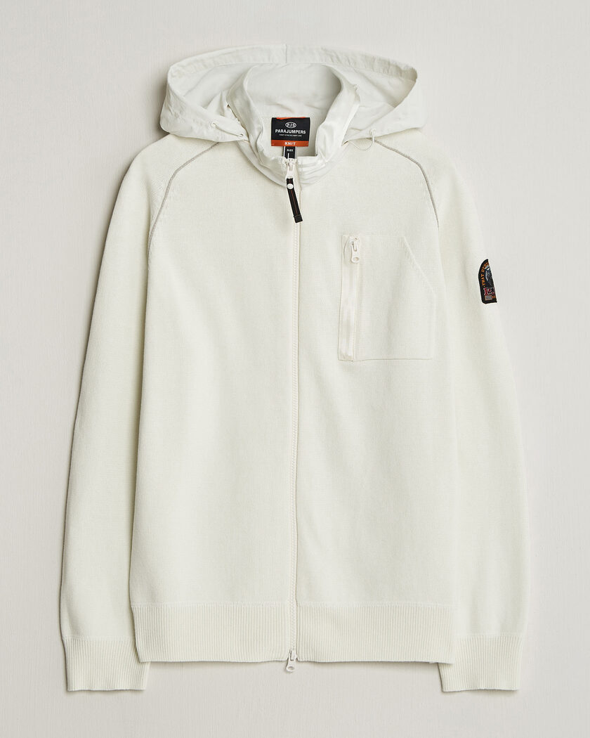 Parajumpers Bargany Rescue Knitted Hybrid Jacket Star White – Blanco