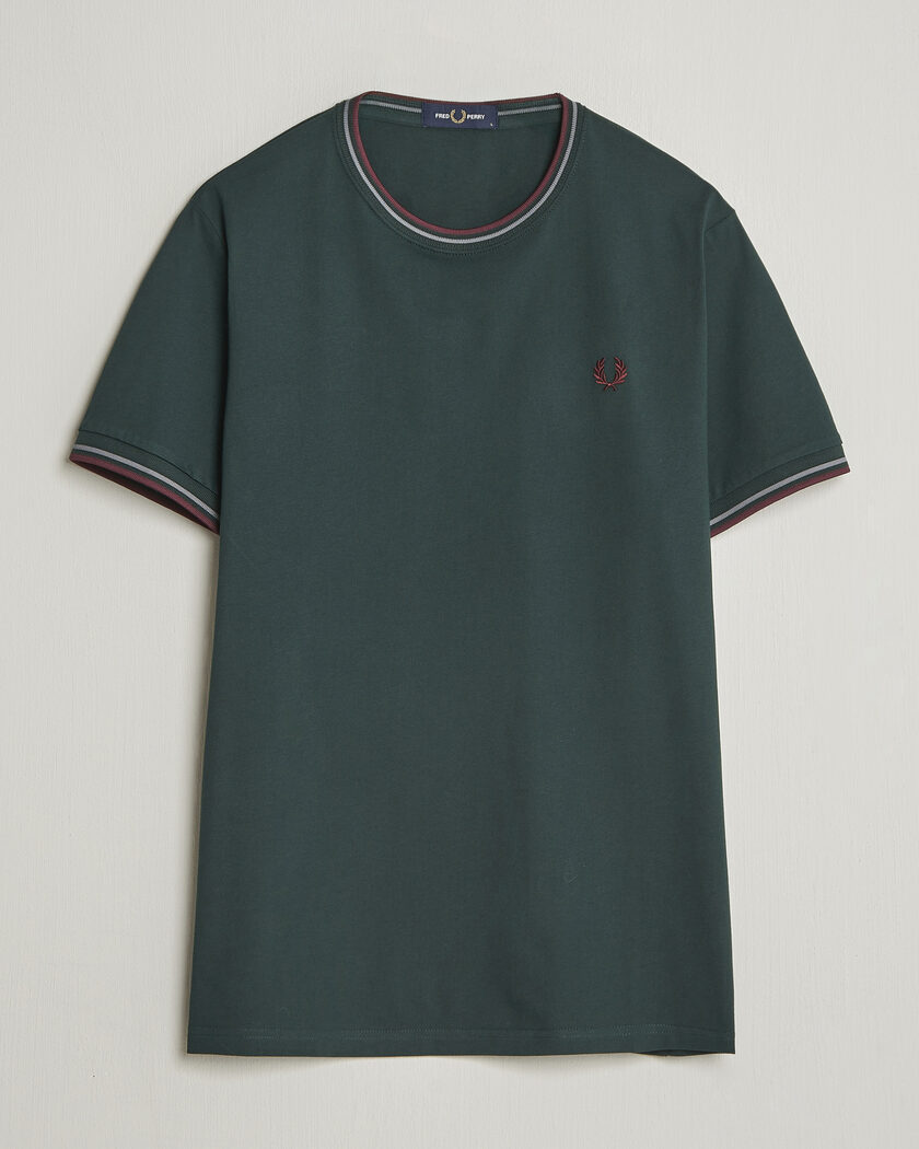 Fred Perry Twin Tipped T-Shirt Grassroots Green – Verde