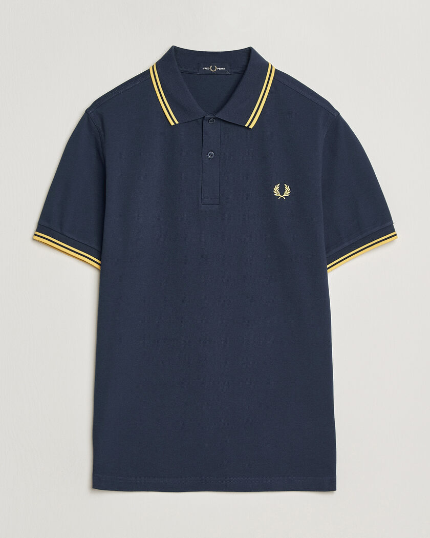 Fred Perry Twin Tipped Polo Shirt Tennis Blue – Azul