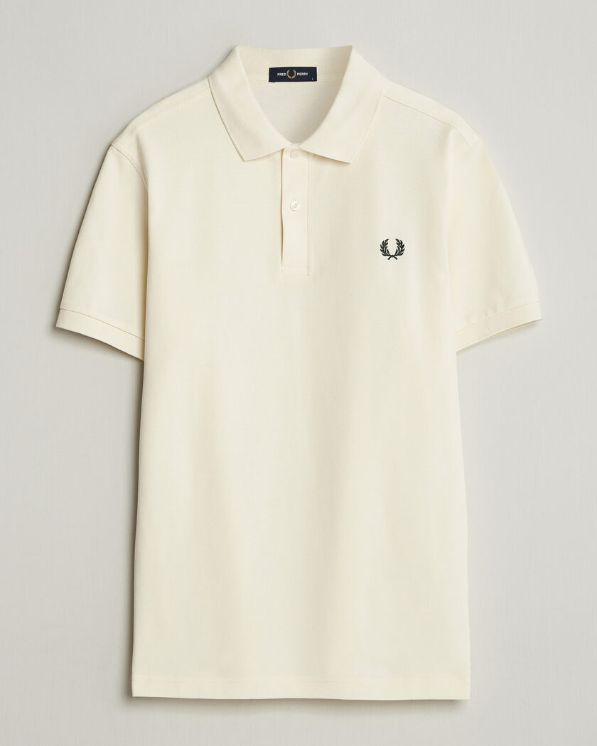 Fred Perry Plain Polo Ecru – Blanco