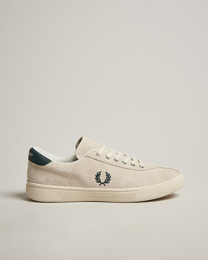  Fred Perry Tennis Suede Sneaker Ecru – Blanco