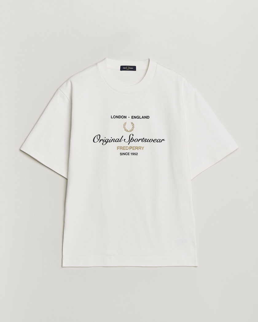 Fred Perry Original Sportswear T-Shirt Snow White – Blanco
