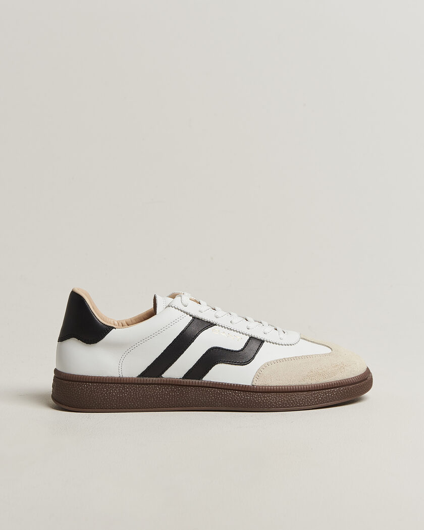 Gant Cuzmo Leather/Suede Sneaker White/Black – Blanco