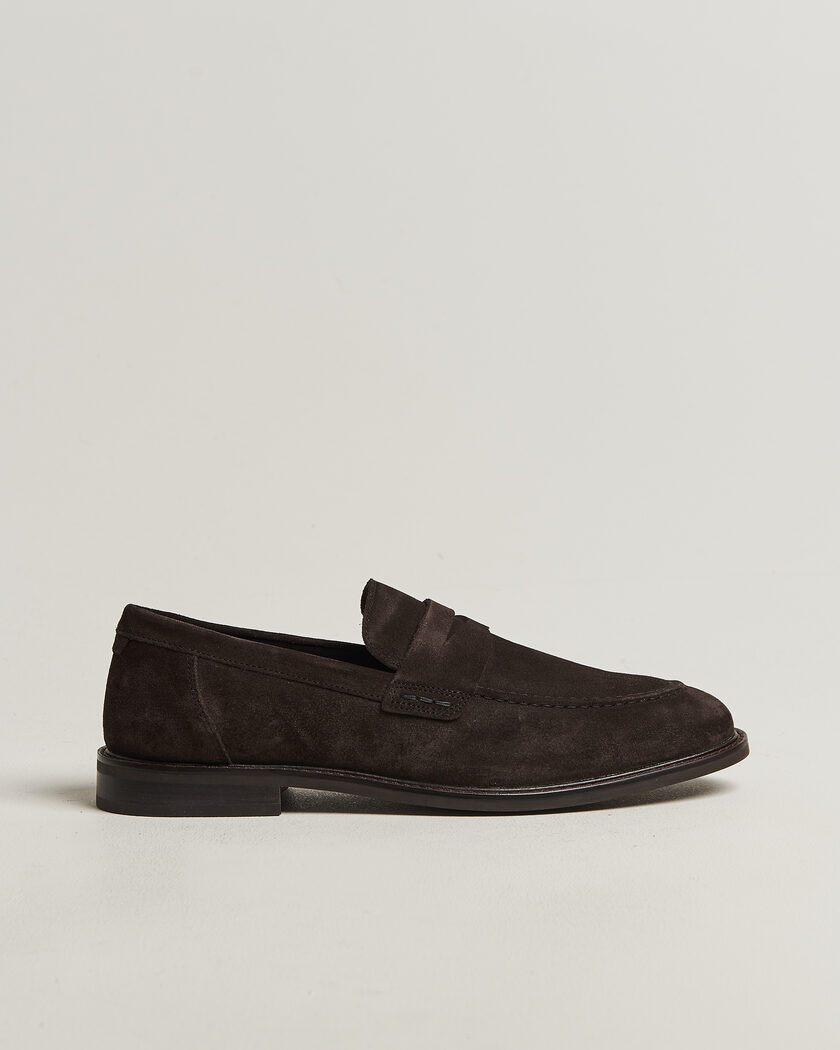 GANT Lozham Suede Loafer Dark Brown – Marrón