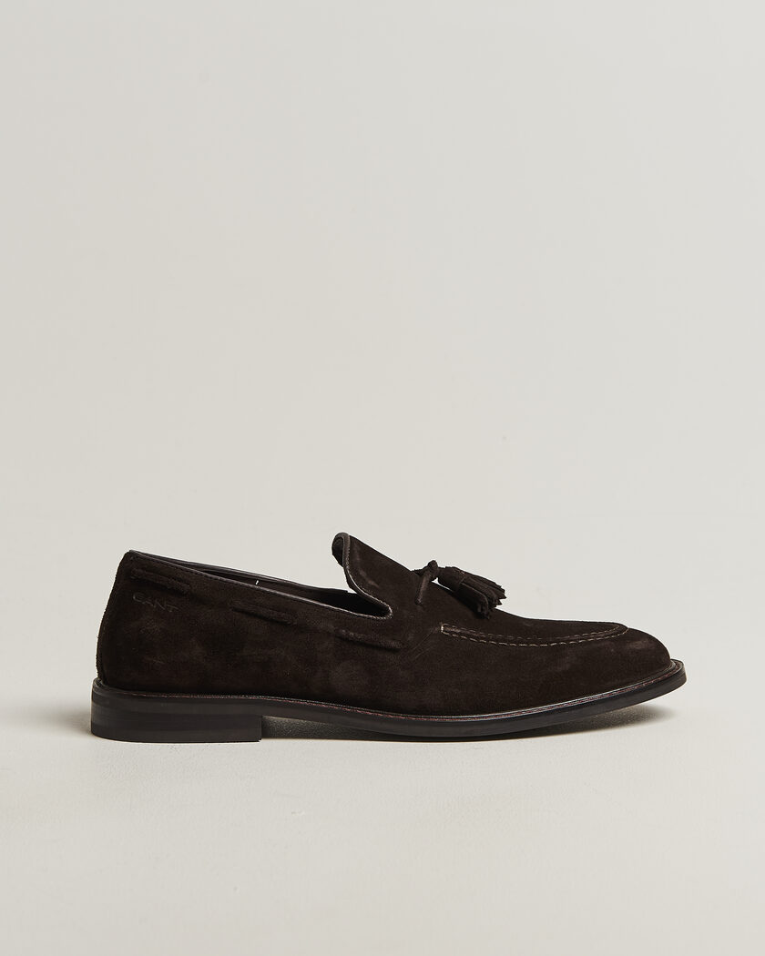 Gant Lozham Suede Tassle Loafer Dark Brown – Marrón