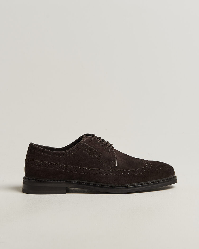 Gant Bidford Suede Brouge Dark Brown – Marrón