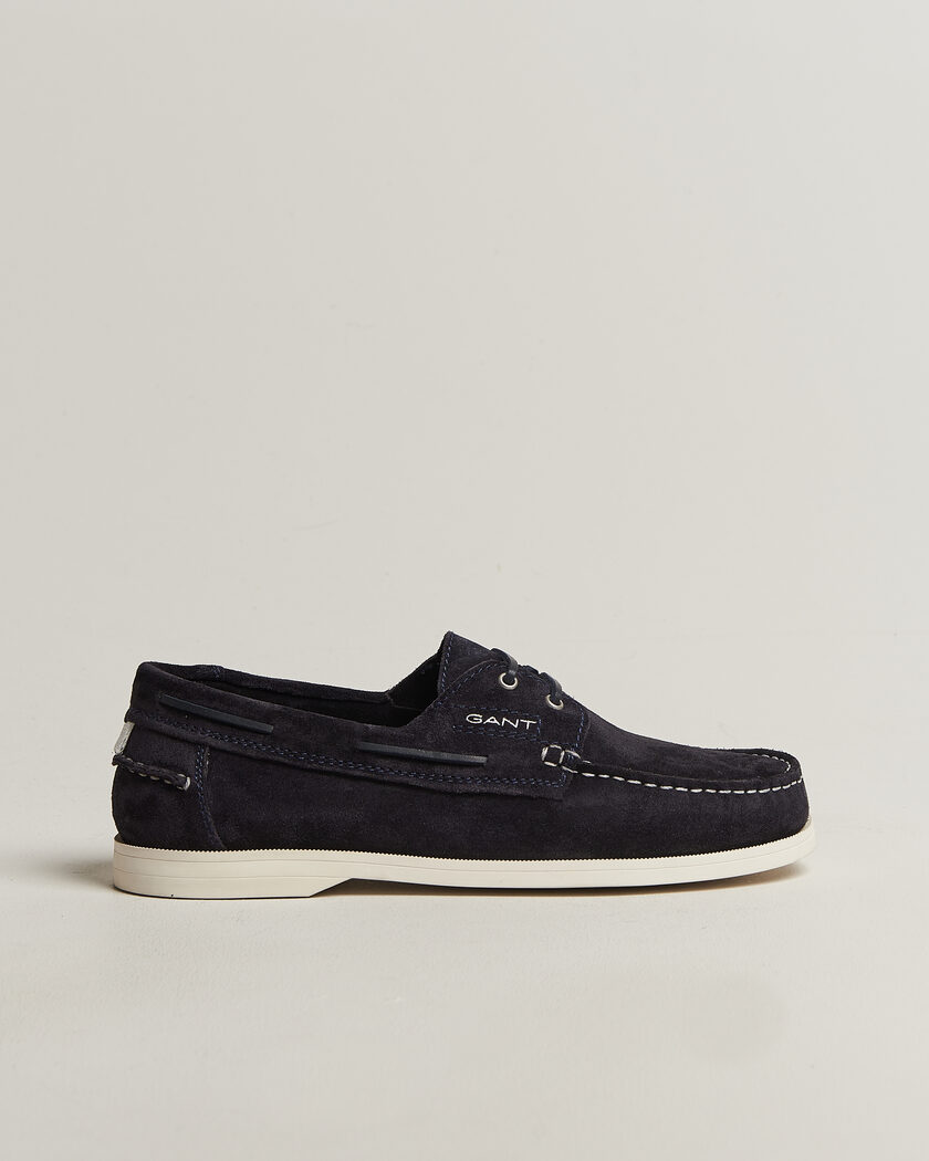 GANT Yardport Suede Boat Shoe Marine – Azul
