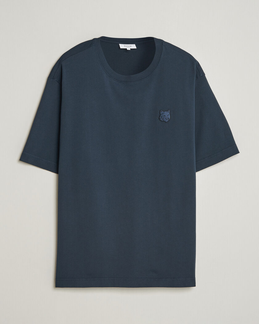 Maison Kitsuné Tonal Fox Head T-Shirt Navy – Azul