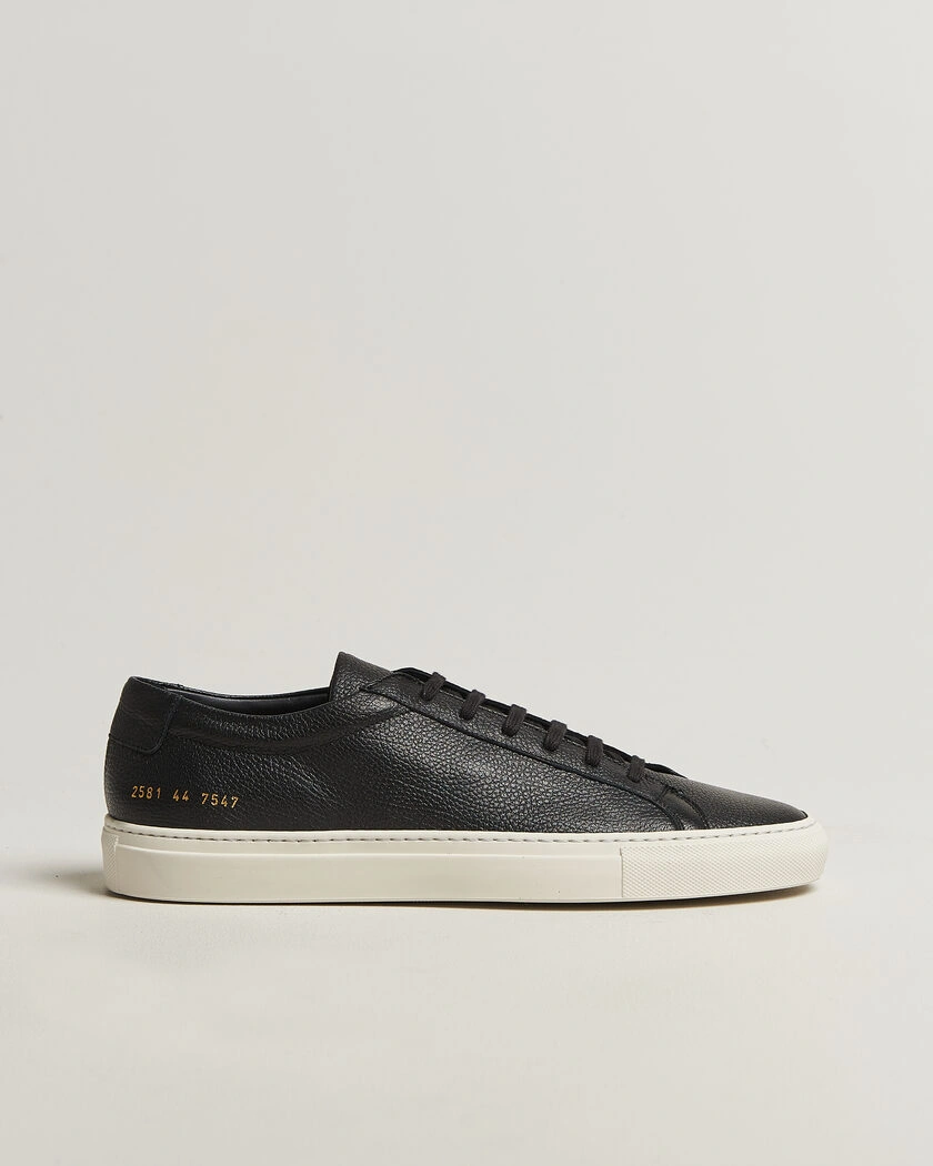 Common Projects Original Achilles Grained Leather Sneaker Black – Negro