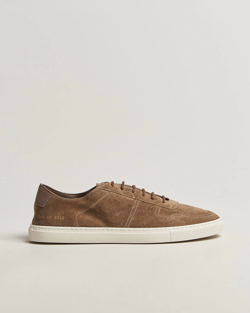 Common Projects BBall Slim Deconstructed Suede Sneaker Taupe – Beige
