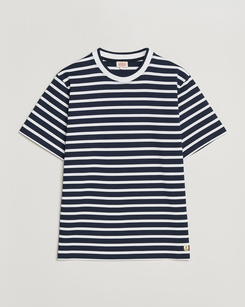 Armor-lux Heritage Callac Stripe T-Shirt Marine/Blanc – Azul