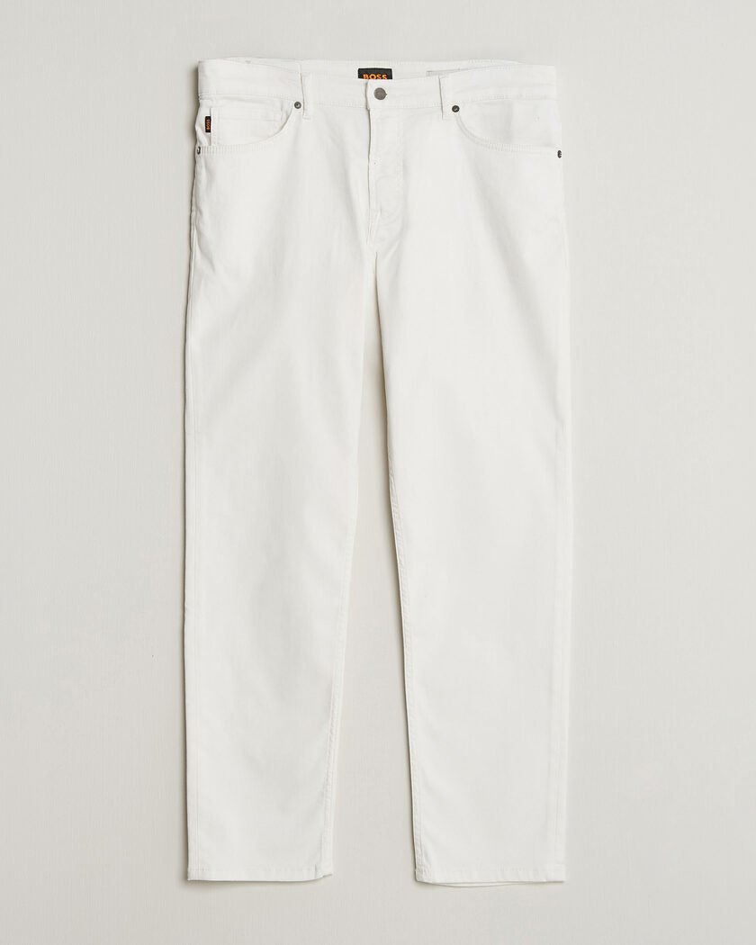 BOSS ORANGE Re.Maine Jeans Natural – Blanco