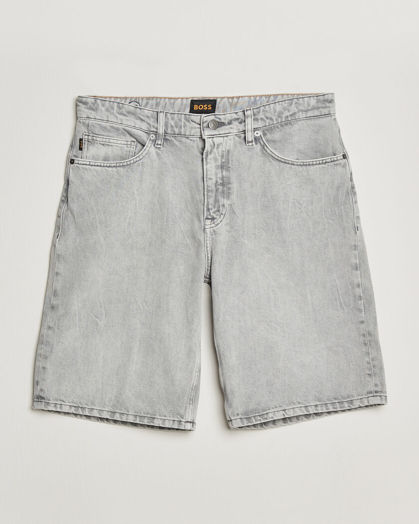 BOSS ORANGE Atacama Denim Shorts Medium Grey – Gris