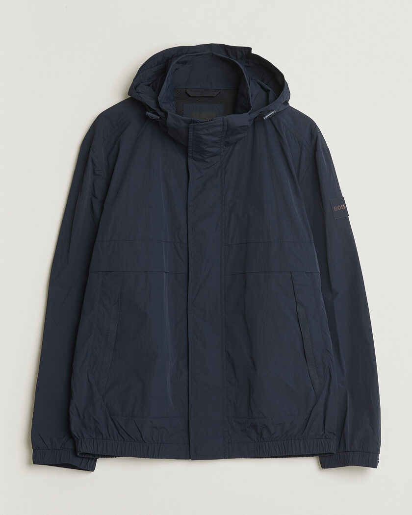 BOSS ORANGE Oberle Hooded Jacket Dark Blue – Azul