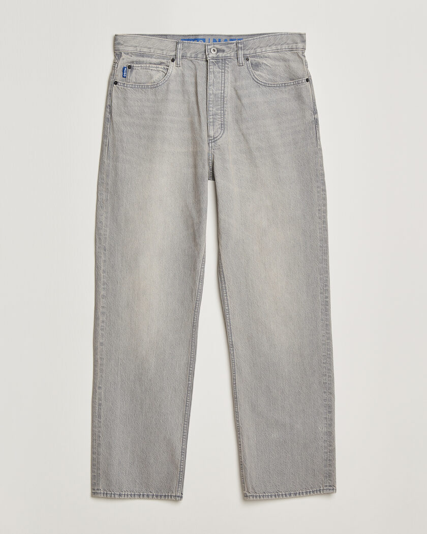 HUGO Nate Baggy Fit Jeans Medium Grey – Gris
