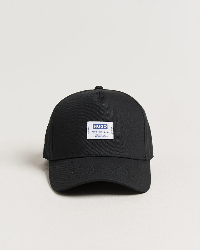 HUGO Merk Logo Cap Black – Negro