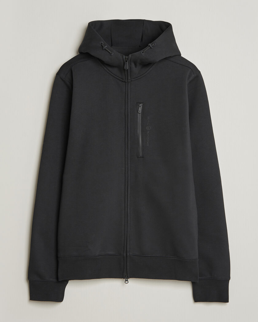 Sail Racing Bowman Monochrome Full Zip Hoodie Carbon – Negro