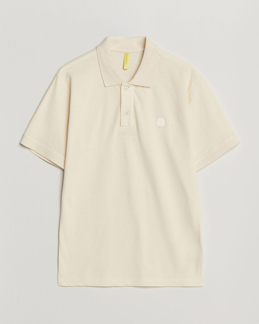 Sail Racing Tornado Cotton/Linen Pique Polo Off White – Blanco