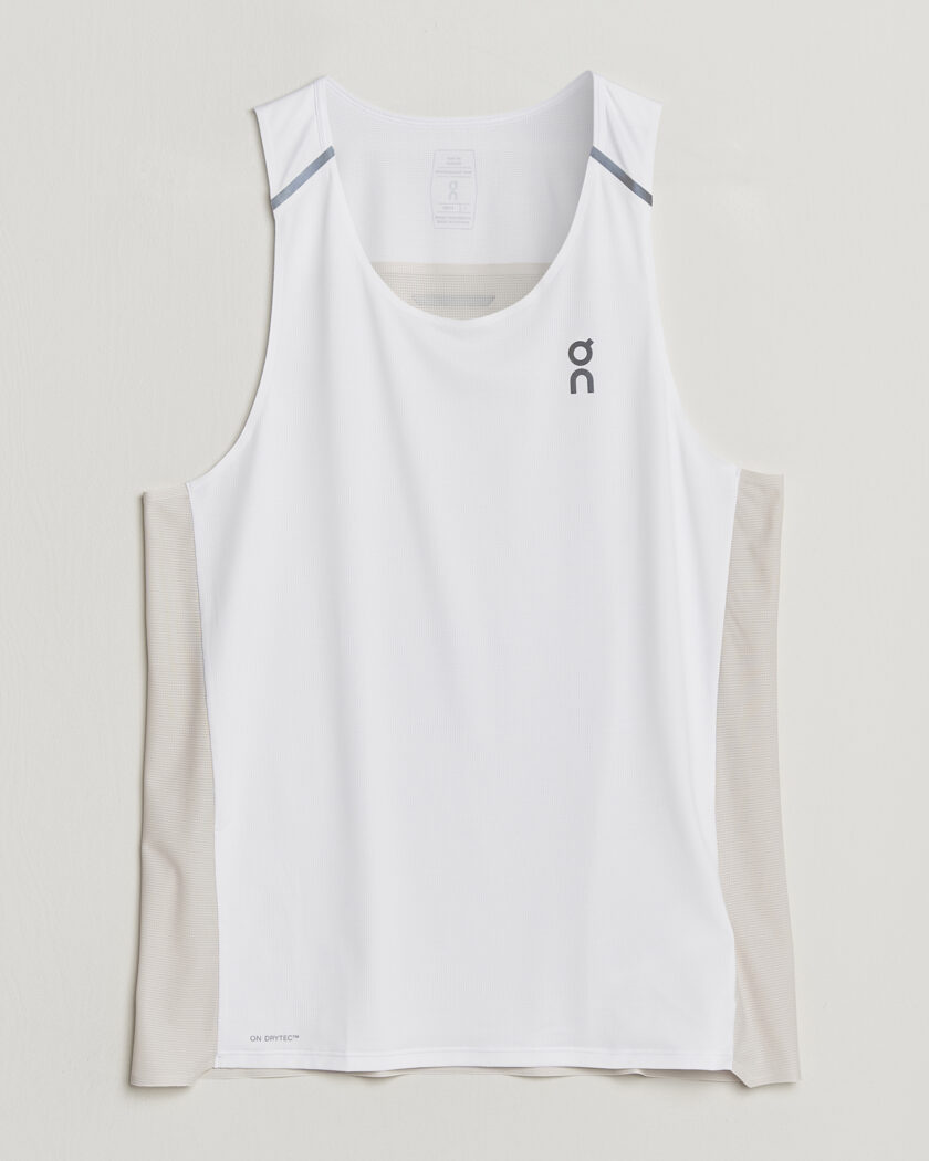 On Performance Tank White/Silver – Blanco