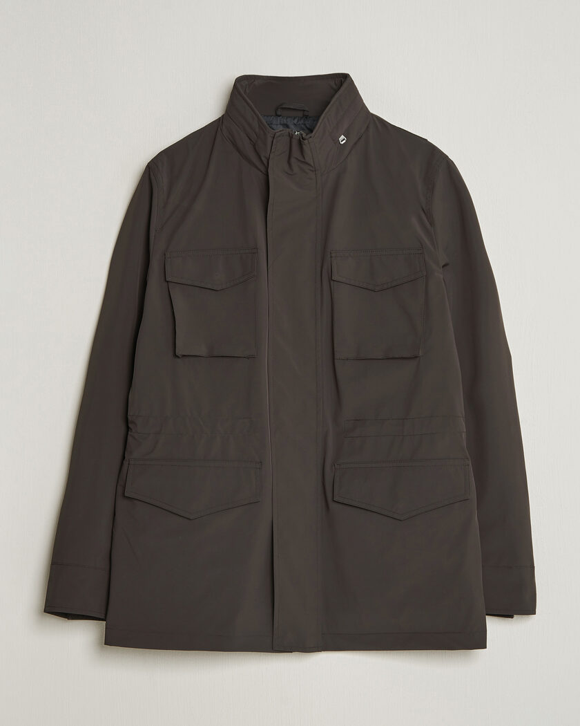Oscar Jacobson M65 Nylon Field Jacket Brown – Marrón