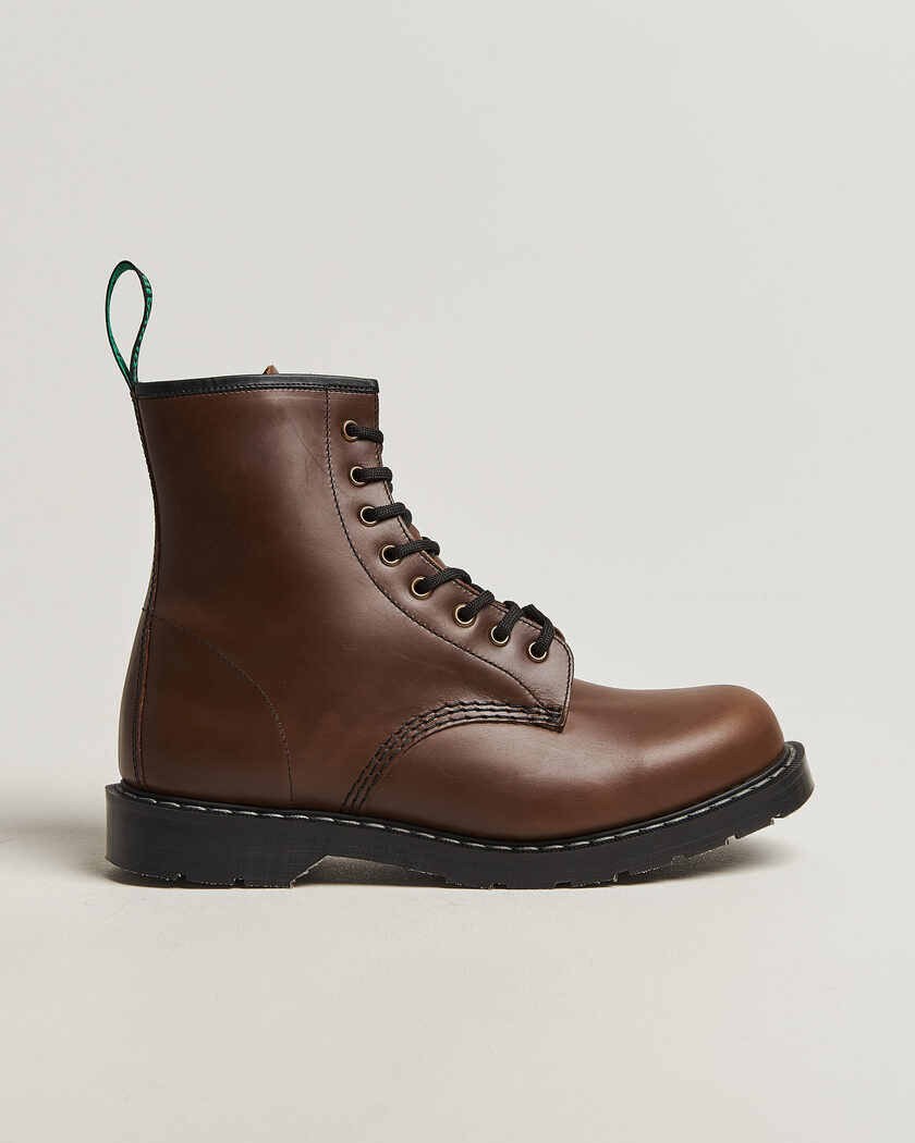 Solovair 8 Eye Derby Boot Gaucho – Marrón