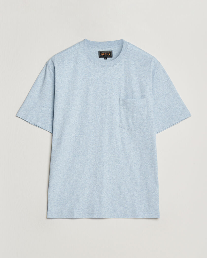BEAMS PLUS Pocket Tee Sax Blue – Azul