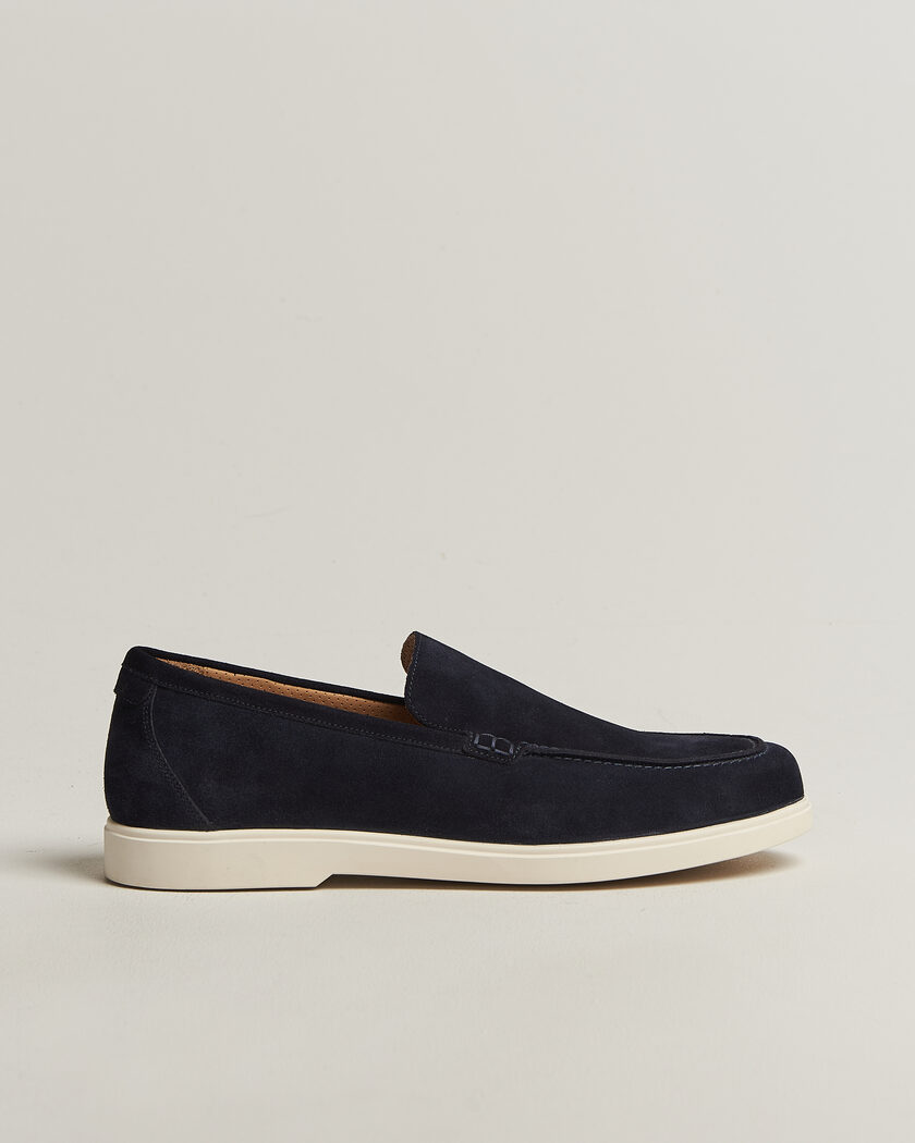  Loake 1880 Tuscany Suede Loafer Navy – Azul