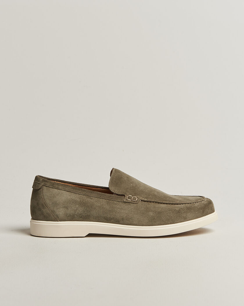 Loake 1880 Tuscany Suede Loafer Pistachio – Verde