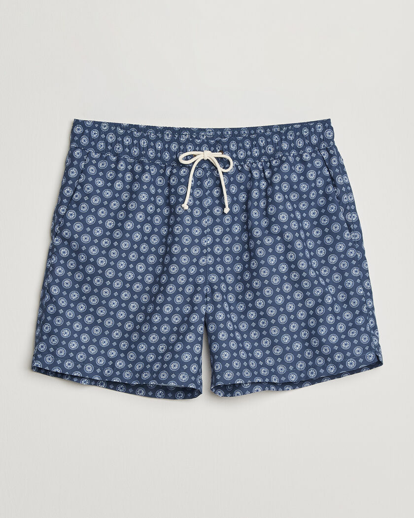 Ripa Ripa Printed Swimshorts Dark Blue – Azul