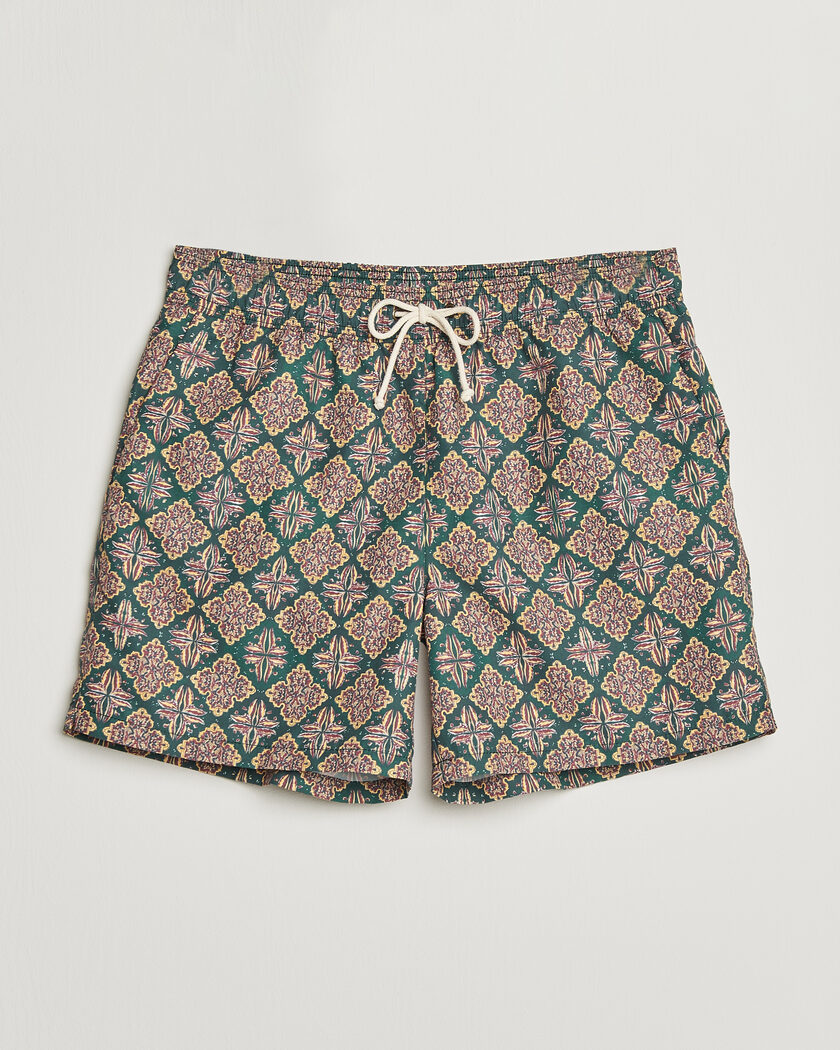 Ripa Ripa Printed Swimshorts Green/Red – Verde