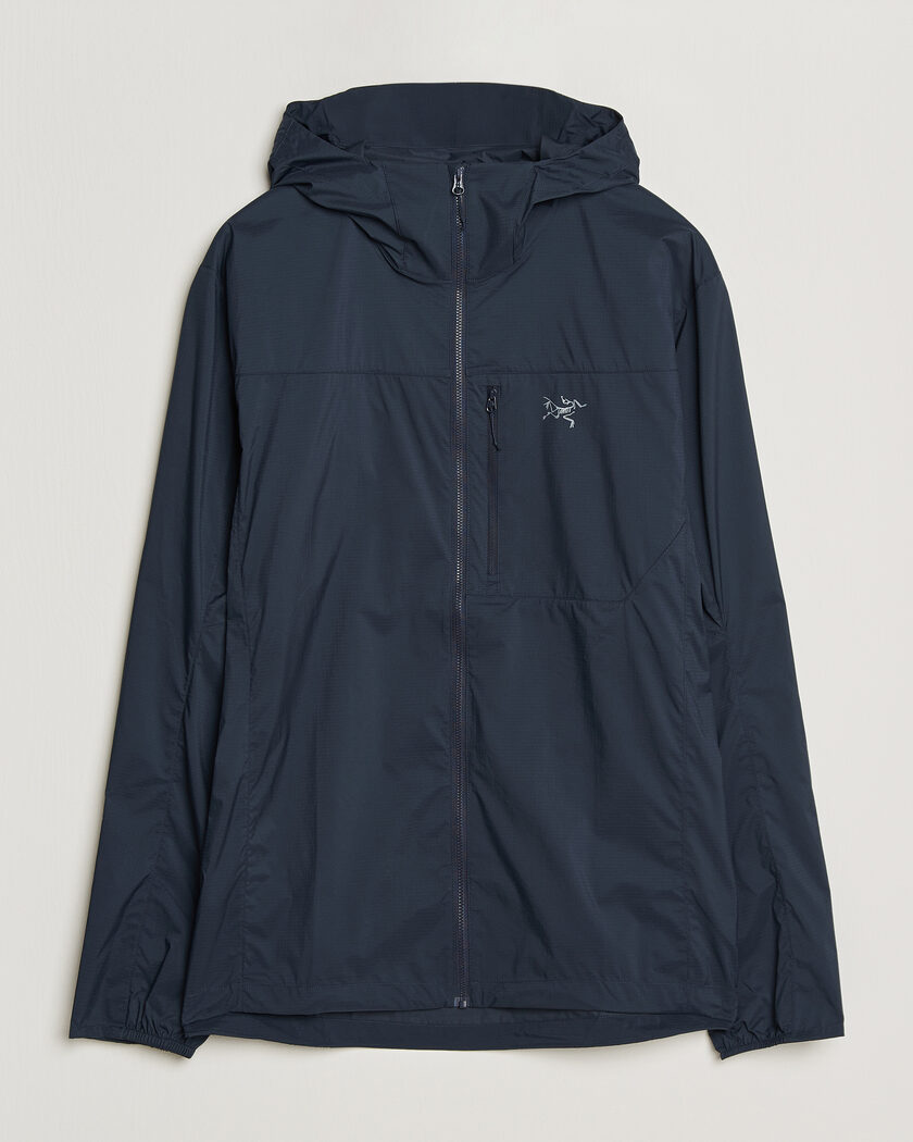 Arc'teryx Squamish Lightweight Hooded Jacket Black Sapphire – Azul
