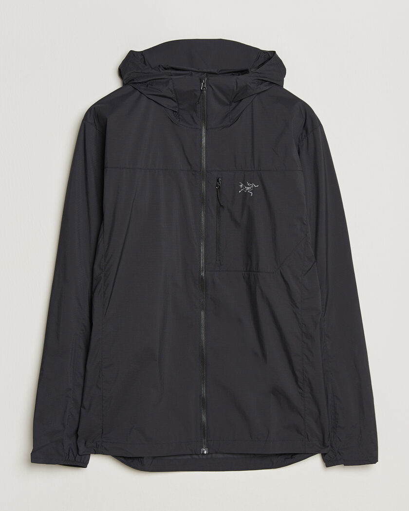 Arc'teryx Squamish Lightweight Hooded Jacket Black – Negro
