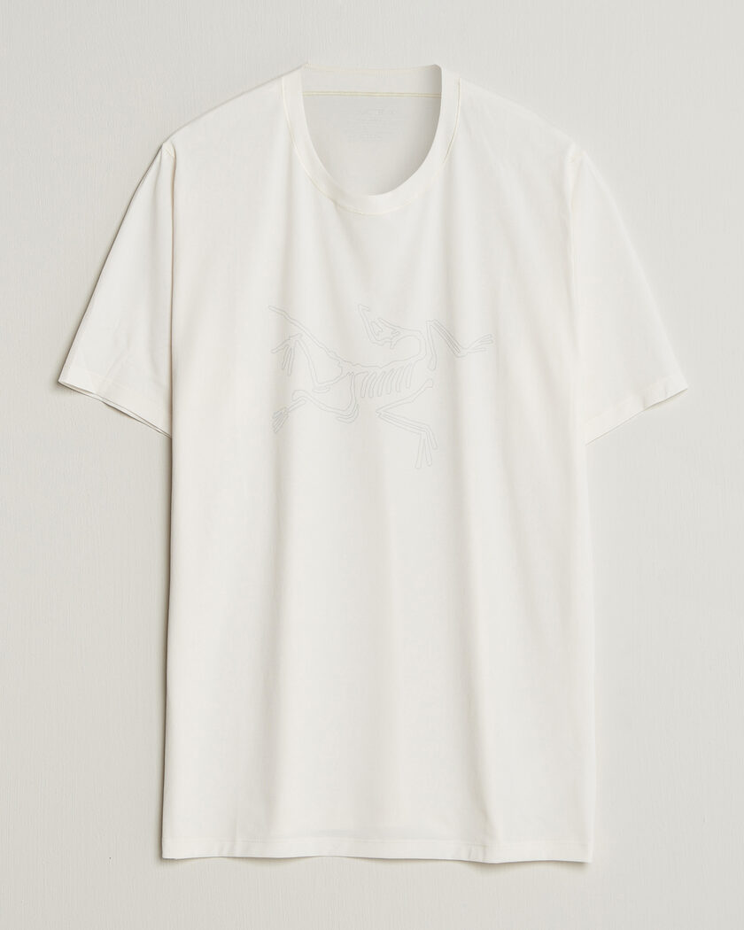 Arc'teryx Cormac Bird Logo Crew Neck T-Shirt Arctic Silk – Blanco