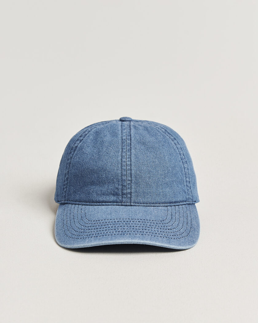 Varsity Headwear Washed Denim Baseball Cap Indigo – Azul