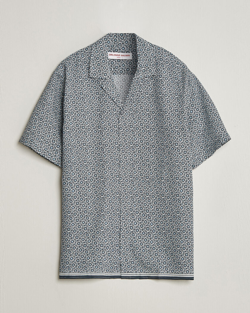Orlebar Brown Maitan Lyocel Petola Shirts Night Iris – Azul