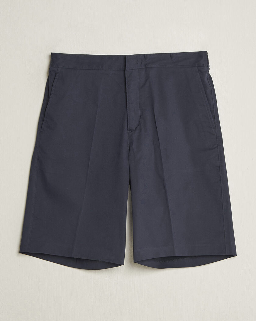 Orlebar Brown Laurent Cotton Shorts Night Iris – Azul