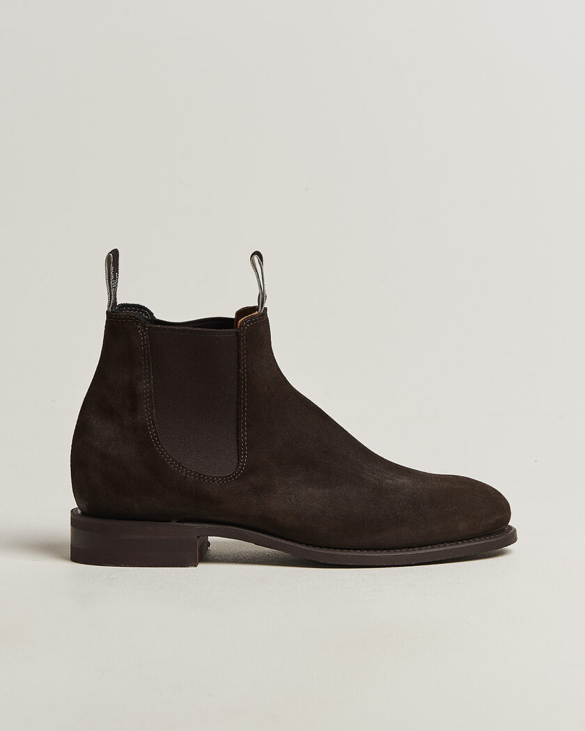 R.M.Williams Comfort Turnout G Boot Chocolate Suede – Marrón