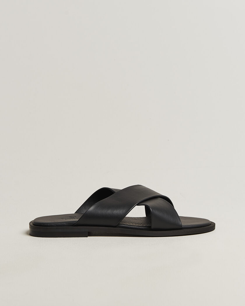 Thera's Classic Sandals Black Calf – Negro