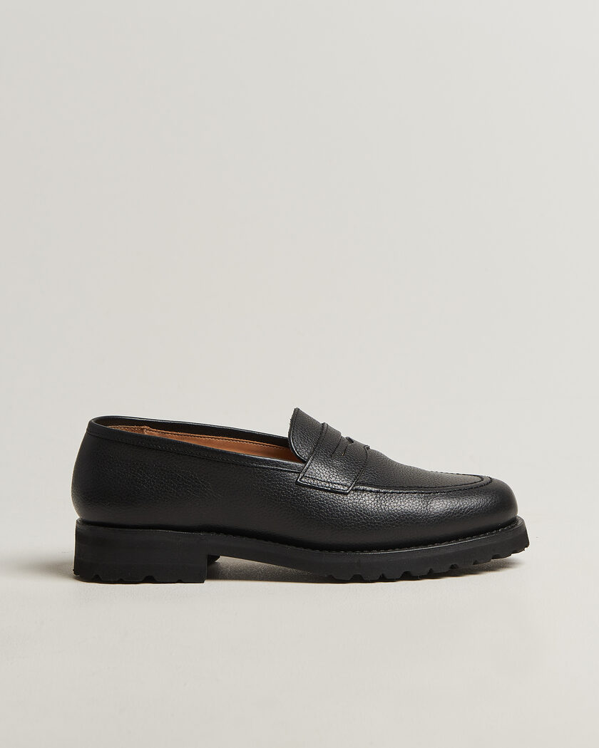 Myrqvist for Care of Carl Myrqvist Stenhammar II Vibram Loafer Black Grained Calf – Negro